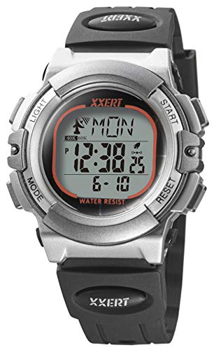 [NOA精密] 腕時計 デジタル イグザート 電波 ソーラー 防水 ウレタンベルト XXW-500 SM メンズ ブラック